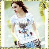 High Quality Colorful Printing American Casual Female Tshirt thumbnail-4