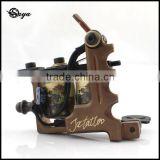 Supply Professional Pure Copper Carving Letter Skull Printing Coils Tattoo Machines