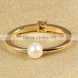 Opal Pearl Bangle Europe 18 K Gold Exaggerated Version Of Ms Wide Bracelet thumbnail-2