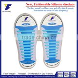 no tie shoelaces for kids and younger silicone easy wear shoe laces round                        
                                                Quality Choice