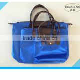 High quality customized large polyester satin shopping bag