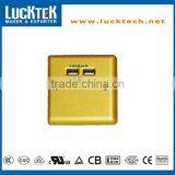 GOlDEN COLOR USB Wall Socket