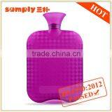 High Quality Winter 1800ml Transparent PVC Hot Water Bottle/bag Massage