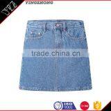 Hot Sale New Style Popular 100%cotton Jean Skirts for Women Skirt SK-01 thumbnail-1