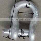 US Type Drop Forged Bolt Type Bow Shackle thumbnail-3