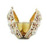 AB Color Crystal Clutch Evening Bag Rhinestone Handmade Bag Fancy Ladies Purse (88138A-AB) thumbnail-4