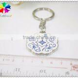 Promotion Gift Blue and White Procelain Keychain,keychain for Blue and White,