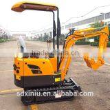 China Hot Sale New Used Mini Excavator 0.8 Ton Farm Garden Excavator With Backhoe