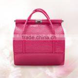 Soft Cosmetic Case - Soft Cometic Bag- Leather Beauty Cosmetic Makeup Vanity Case thumbnail-3