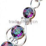 Mystic Topaz Jewellery H431 Amethyst 3 Carat Earrings Emerald Cut Diamond Ring Pendants