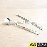 Silver Chopsticks!food Grade Korean Spoon and Chopsticks thumbnail-3