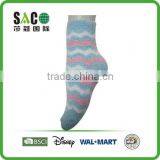Colourful Wavy Line Jacquard Colourful Fluffy Socks thumbnail-4