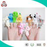 2015 Hot Sale Cute Stuffed Funny Customed felt finger puppet For Wholesale