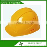 Yellow highly quality ABS Helmet with Vents on The Shell