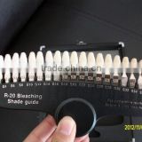 3D bleaching shade guide with mirror--20 grades, packed in case