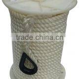 High Tensile Strength White Color Polyester Material 3 Strand Twist Polyester Cord thumbnail-2