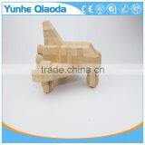 Wood 3D Vehicle Block Airliner 3D Woodcraft Kit Assemble Paint DIY 3D Puzzle Toys for Kids Adults the Best Birthday Gift thumbnail-3