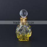 Wholesale Fancy 12ml Empty Flower Shaped Mini Glass Perfume Bottles With Aluminum Caps and Glass Stopper thumbnail-3