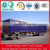 50t Truck Trailer 3 Axle Box Trailer Van Cargo Semi Trailer in China for Sale thumbnail-5