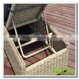 Philadelphia Patio Outdoor Wicker Lounger thumbnail-2