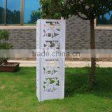 White Self-assembled Plastic Anti-rust Bathroom Towel Shelves thumbnail-3