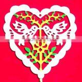 Beautiful Christmas Decoration Handmade Metal Heart thumbnail-1