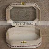 Natural Transparent Wooden Diamond Display Box thumbnail-3
