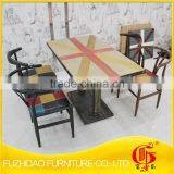 New Wrought Iron Bench Table With Themed Restaurant thumbnail-2
