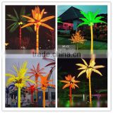 Artificial holiday lighted landscaping beach/street/road palm tree decoration led