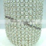 Diagonal Stripe Design Crystal Tealight Candle Holders thumbnail-1