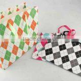 Foldable Gift Bag With Diamond Pattern/ Shopping Bag thumbnail-1