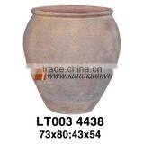 Vietnam Ceramic Old Stone Natural Outdoor Jar thumbnail-1