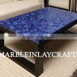 Marble Lapis Lazuli Table Top, Lapiz Stone Table Top thumbnail-1