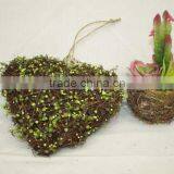 Woven Wicker Heart for Hanging Decor thumbnail-1