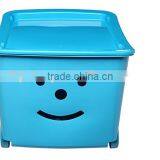 Plastic Wheeled Toy Storage Box With Lid&smile thumbnail-2