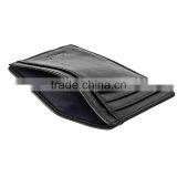 TIANHOOO Black 100% Soft Sheepskin Genuine Leather Credit Card Holder thumbnail-5