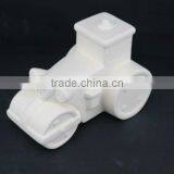 DIY truck bisque ceramic figurine unpainted for kid's gift