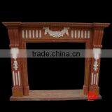 Sinplestyle Yellow Marble Fireplace Mantel thumbnail-1