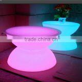 Commercial LED Patio Furniture Plastic Illuminated Bar Table With IP68 for Outdoor Use thumbnail-2