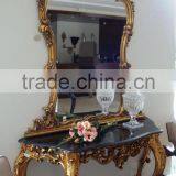 French Furniture Wholesale Marble Top Console For Living Room Decor thumbnail-2
