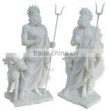 Life Size Poseidon Greek Marble Statues for Decoration thumbnail-1