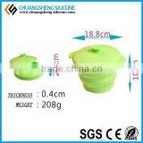 Silicone Folding Puppy Food Bowl, Collapsible Silicone Bowls, Thermos Food Bowl thumbnail-6