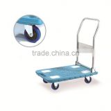 good price plastic folding movable platform with mute wheels