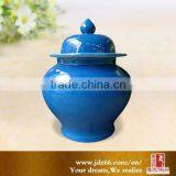 Black Glazed Home Decoration Ceramic Jars Black With Lid thumbnail-6