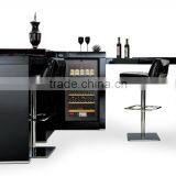 Black Modern Smart Wine Bar for Villa Hotel thumbnail-2