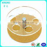 Acrylic Round 6 Cup Red Wine Perfume Bottle Display Case thumbnail-1