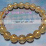 Wholesale AA 7.5inch 10mm Nature Crystal Bracelet thumbnail-1