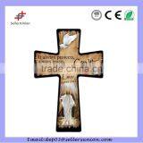 Ceramic Jesus Wall Cross Ornament Hanging thumbnail-5