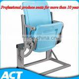 HDPE Wall Mounting Plastic Folding Stadium Chair With Aluminum Leg thumbnail-1