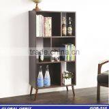 Home Furniture DIY 3-tier Modern Metal Bookcases Book Storage Shelf thumbnail-5